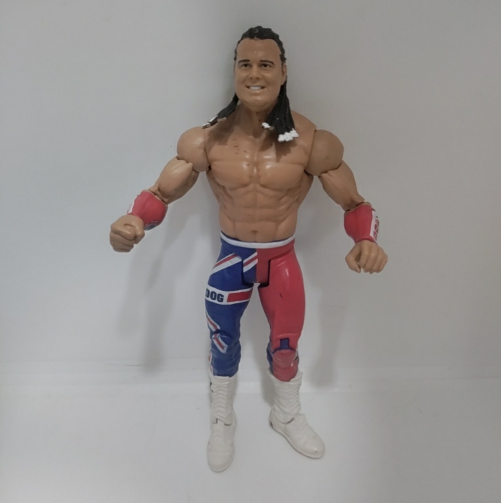 This Mattel WWE action figure is a must-have for fans of the legendary British
